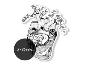 Heart Sticker - Mountain Mornings - Sticker