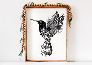 Hummingbird Print - Mountain Mornings - Prints