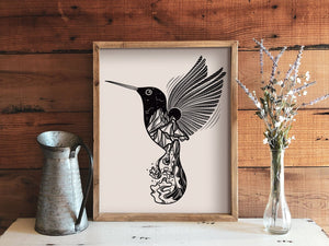 Hummingbird Print - Mountain Mornings - Prints