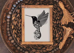 Hummingbird Print - Mountain Mornings - Prints