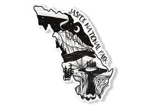 Jasper National Park Sticker - Mountain Mornings - Sticker