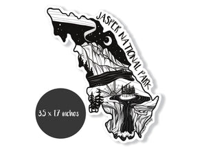 Jasper National Park Sticker - Mountain Mornings - Sticker