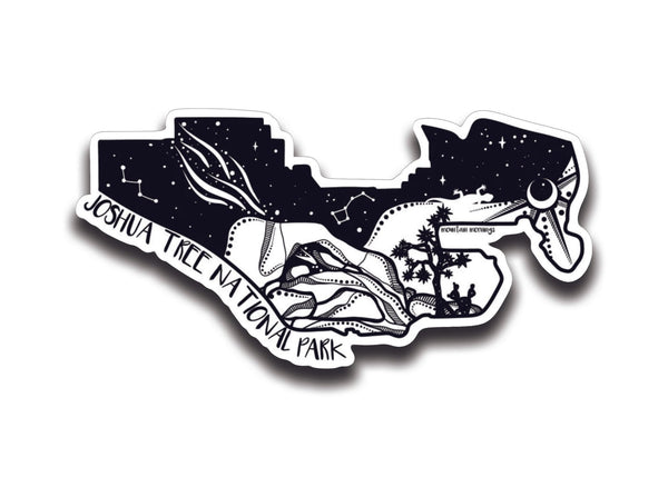 Joshua Tree National Park Sticker - Mountain Mornings - Sticker
