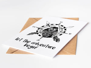 Let the Adventure Begin! Greeting Card - Mountain Mornings - Greeting Card