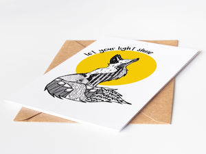 Let your Light Shine, Greeting Card - Mountain Mornings - Greeting Card