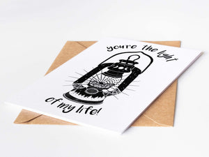 The Light of my Life, Greeting Card - Mountain Mornings - Greeting Card