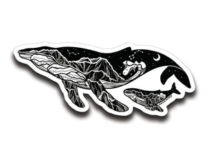 Little Whale Sticker - Mountain Mornings - Sticker