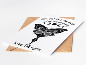 Luna Moth, Greeting Card - Mountain Mornings - Greeting Card