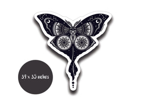 Luna Moth Sticker - Mountain Mornings - Sticker