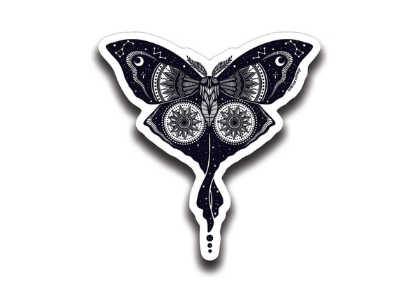Luna Moth Sticker - Mountain Mornings - Sticker