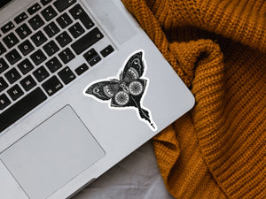 Luna Moth Sticker - Mountain Mornings - Sticker