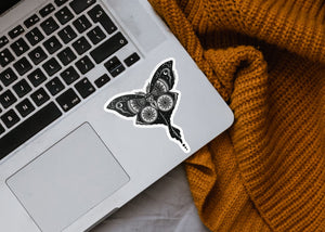 Luna Moth Sticker - Mountain Mornings - Sticker