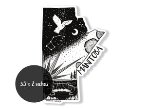 Manitoba Sticker - Mountain Mornings - Sticker