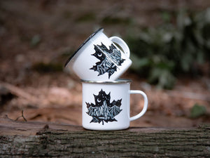 Maple Leaf, Camping Mug - Mountain Mornings - Camping Mug