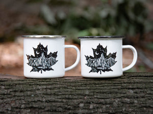Maple Leaf, Camping Mug - Mountain Mornings - Camping Mug