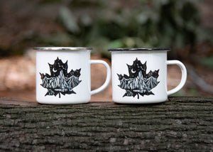 Maple Leaf, Camping Mug - Mountain Mornings - Camping Mug