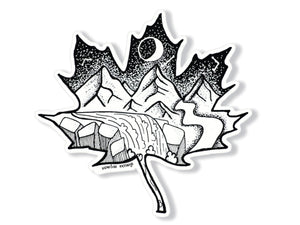 Maple Leaf Sticker Light - Mountain Mornings - Sticker