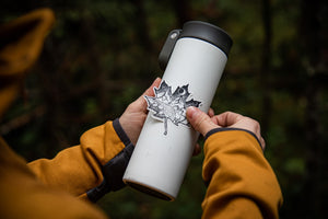Maple Leaf Sticker Light - Mountain Mornings - Sticker