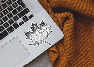 Maple Leaf Sticker Light - Mountain Mornings - Sticker