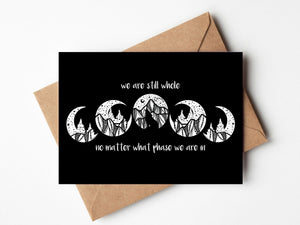 Moon Phase, Greeting Card - Mountain Mornings - Greeting Card