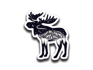 Moose Sticker - Mountain Mornings - Sticker