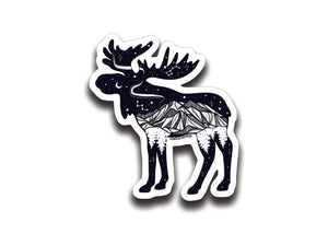 Moose Sticker - Mountain Mornings - Sticker