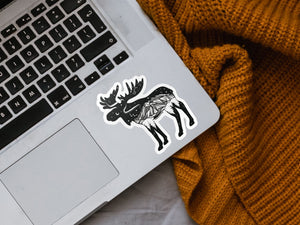 Moose Sticker - Mountain Mornings - Sticker