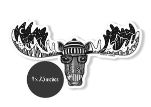 Moose Sticker - Mountain Mornings - Sticker
