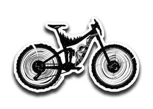Mountain Bike Sticker - Mountain Mornings - Sticker