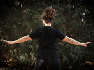 Mountain Bike Unisex Tee, Black - Mountain Mornings - T-Shirt