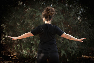 Mountain Bike Unisex Tee, Black - Mountain Mornings - T-Shirt