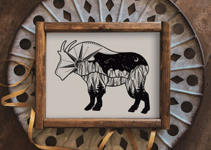 Mountain Goat Print - Mountain Mornings - Prints