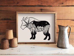 Mountain Goat Print - Mountain Mornings - Prints