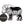 Mountain Goat Sticker - black and white outdoor sticker by Canadian artist, waterproof and scratch-resistant vinyl.