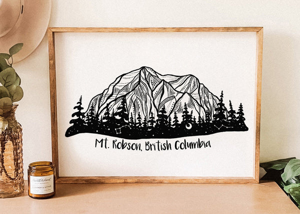Mt. Robson Print - Mountain Mornings - Prints