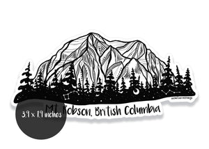Mt. Robson Sticker - Mountain Mornings - Sticker