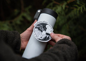 My Happy Place Sticker - Mountain Mornings - Sticker