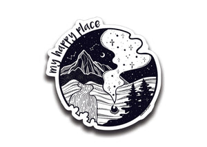 My Happy Place Sticker - Mountain Mornings - Sticker