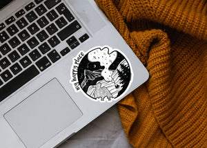 My Happy Place Sticker - Mountain Mornings - Sticker