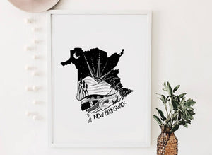 New Brunswick Print - Mountain Mornings - Prints