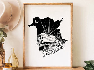 New Brunswick Print - Mountain Mornings - Prints