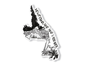 Newfoundland and Labrador Sticker - Mountain Mornings - Sticker