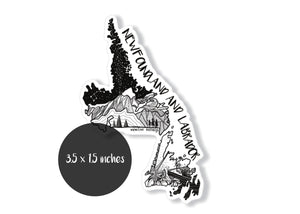 Newfoundland and Labrador Sticker - Mountain Mornings - Sticker