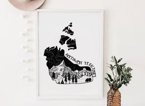 Northwest Territories Print - Mountain Mornings - Prints