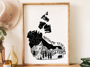 Northwest Territories Print - Mountain Mornings - Prints