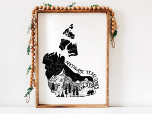 Northwest Territories Print - Mountain Mornings - Prints