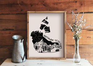 Northwest Territories Print - Mountain Mornings - Prints