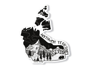Northwest Territories Sticker - Mountain Mornings - Sticker
