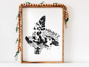 Nunavut Print - Mountain Mornings - Prints