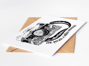 One person, a million memories; Greeting Card - Mountain Mornings - Greeting Card